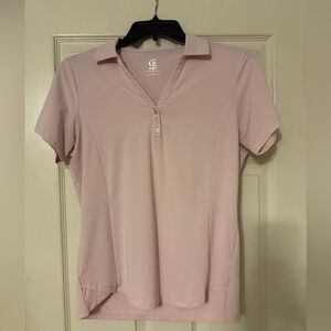 Cherokee Women's Light Pink Button Down Shirt